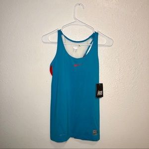 Sporty Blue Nike Pro Tank Top size XS Athletic Top